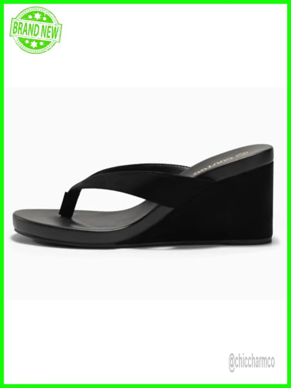 Women's Platform Wedge Sandals Slip On Flip Flops Summer Beach Shoes Thong